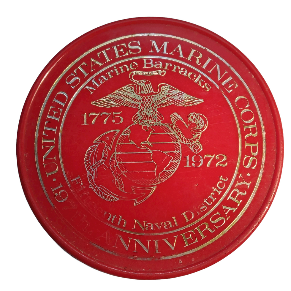 Coaster o porta vasos del Décimo Quinto Distrito Naval, Balboa Canal Zone, 1972