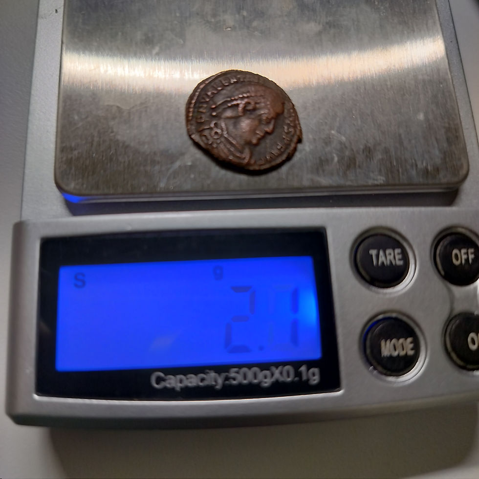 Miniatura: Moneda Romana Valentiniano I – GLORIA ROMANORVM – Ceca Siscia circa 368 d.C.
