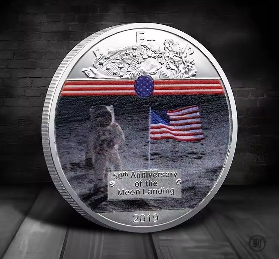 Miniatura: Medalla conmemorativa 50° Aniversario del Alunizaje 2019 – Apollo 11