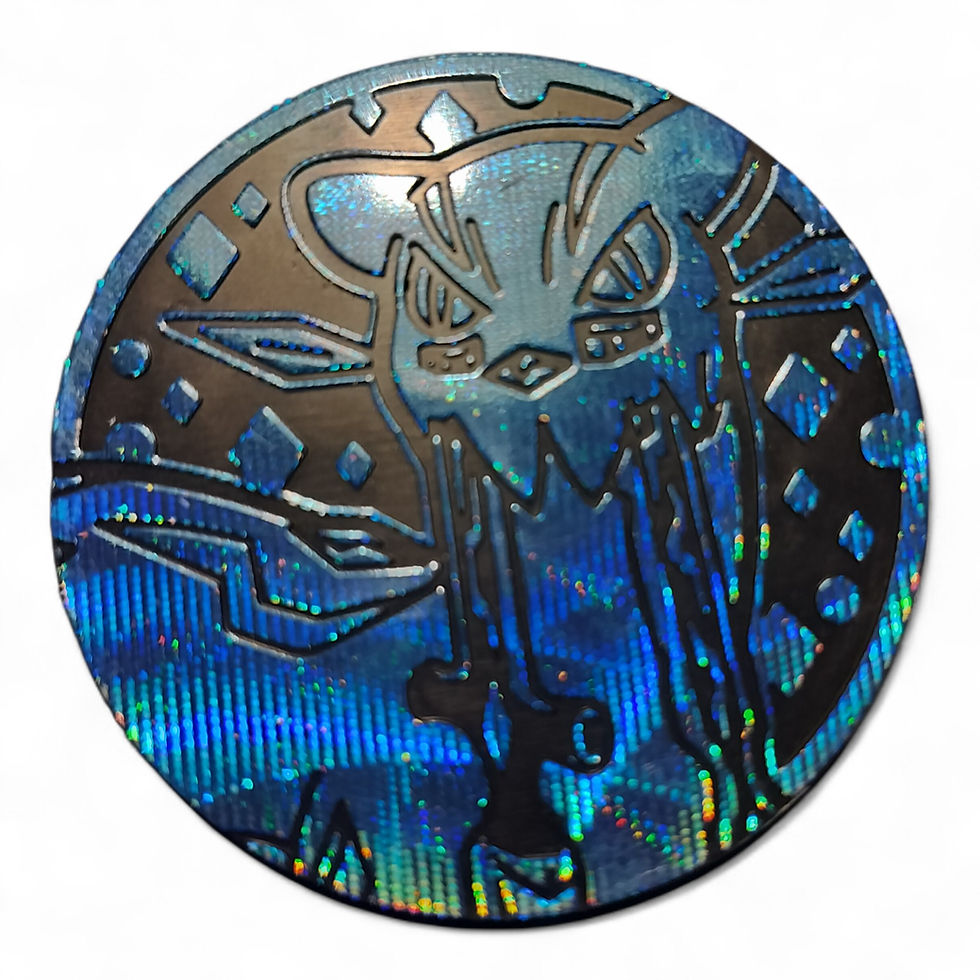 Ficha Metálica Pokémon – Chien-Pao (Holográfica Azul)