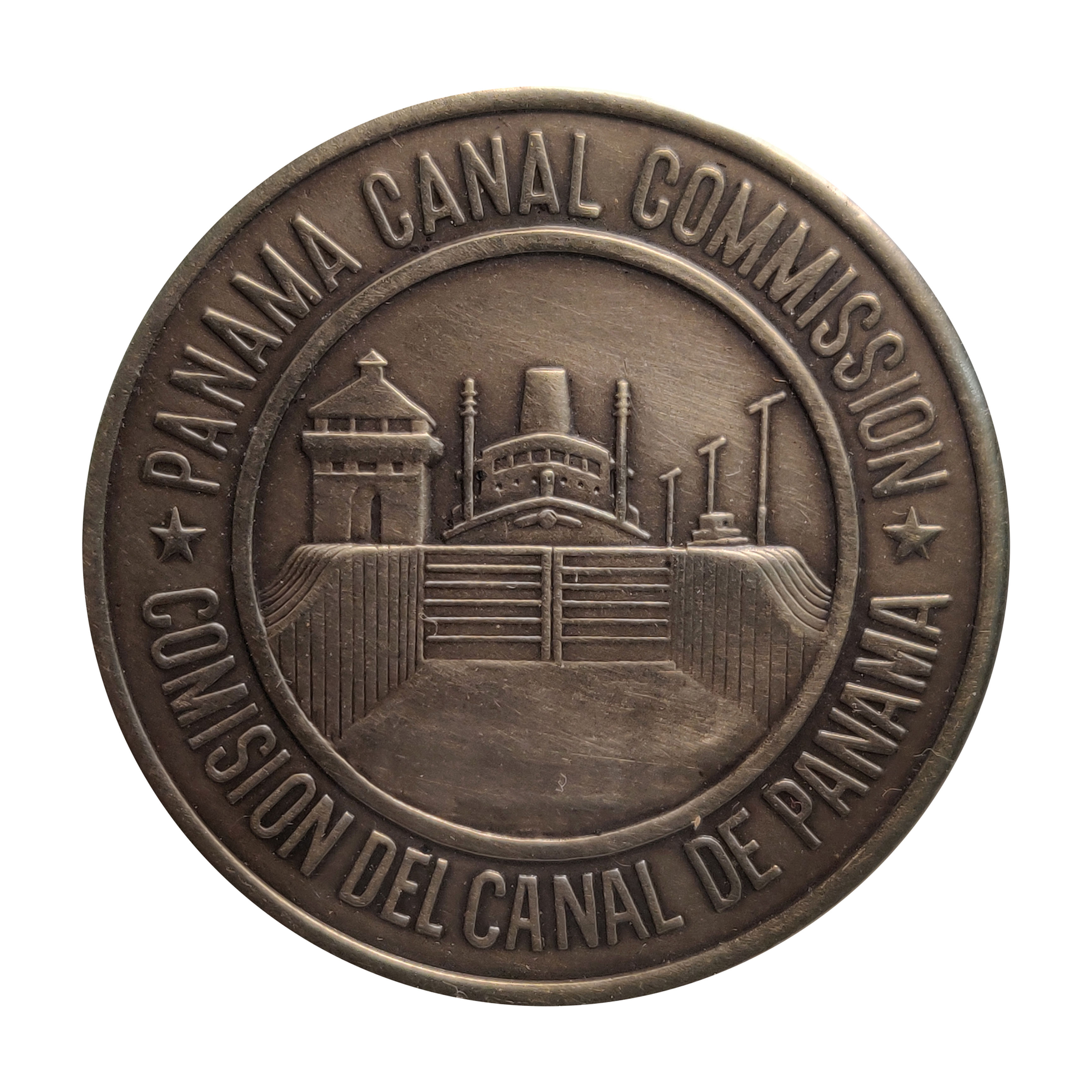 Medalla del aniversario 75 del Canal de Panamá 1914-1989, Comisión del canal