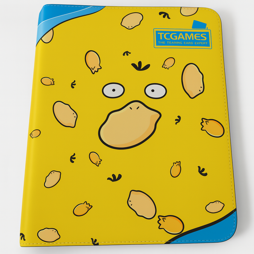 Álbum de 9 bolsillos de pokemon Psyduck portafolio para 900 tarjetas