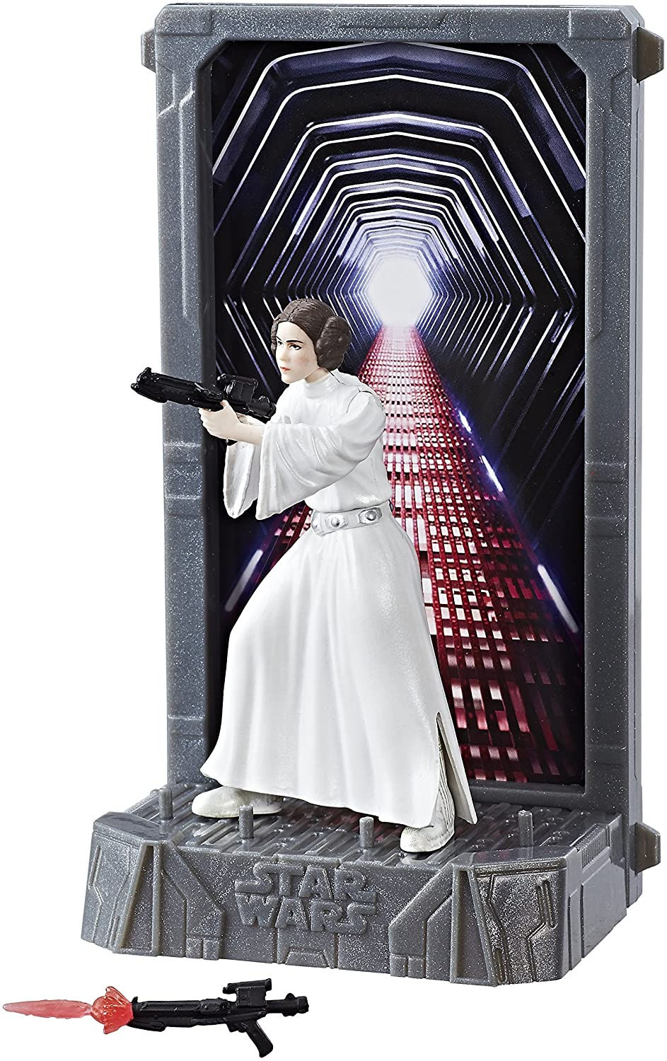 Miniatura: Juego de los 5 personajes de Star Wars de la serie de titanio, 3.75 pulgadas