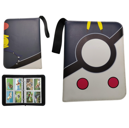 Álbum De Tarjetas De 400 Bolsillos Con Cremallera Y 50 Páginas – Carpeta De Cuero Para Coleccionar Cartas
