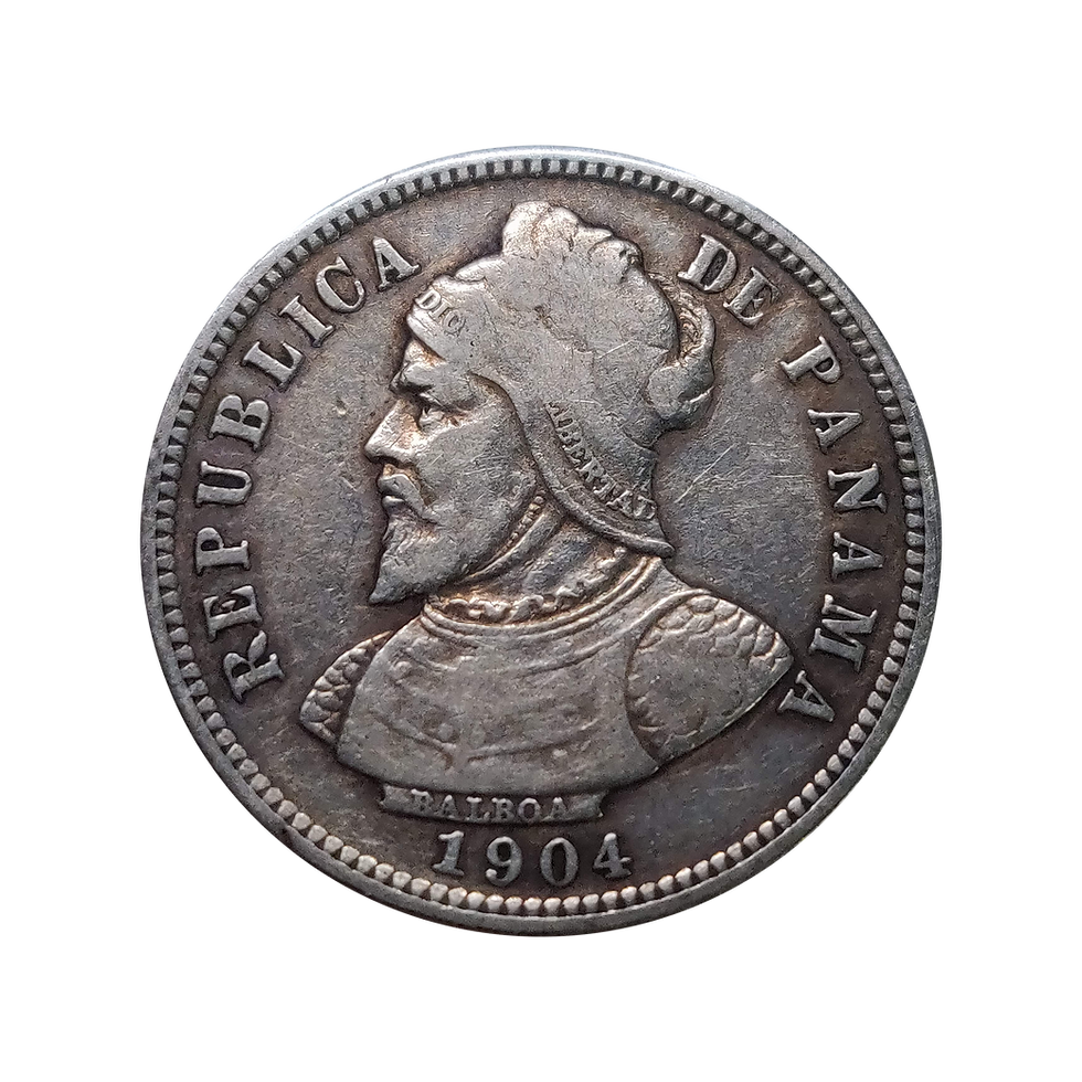 Miniatura: Juego de monedas de Panamá 1904, las primeras de Panamá