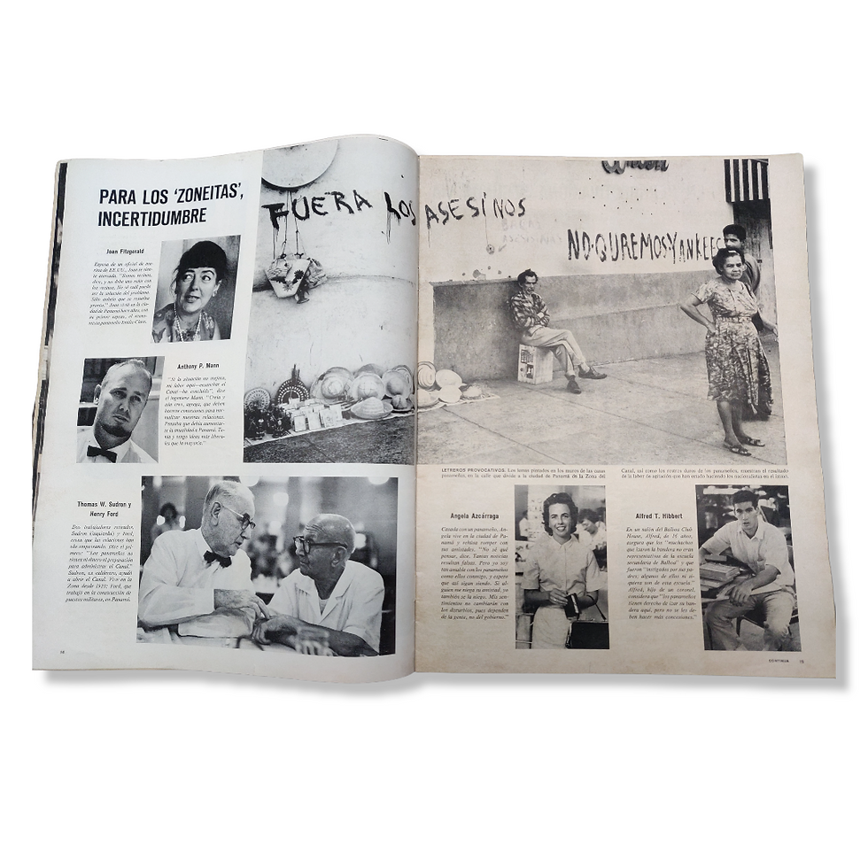 Miniatura: Revista Life de 1964, Panamá - sucesos del 9 de Enero de 1964, EN ESPAÑOL