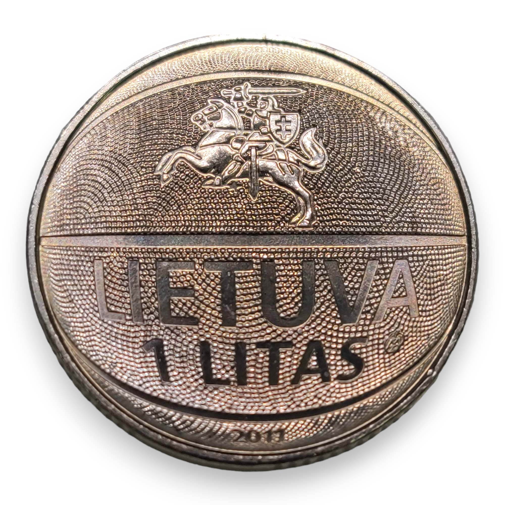 Moneda Conmemorativa de Lituania 1 Litas UNC, Campeonato Europeo 2011
