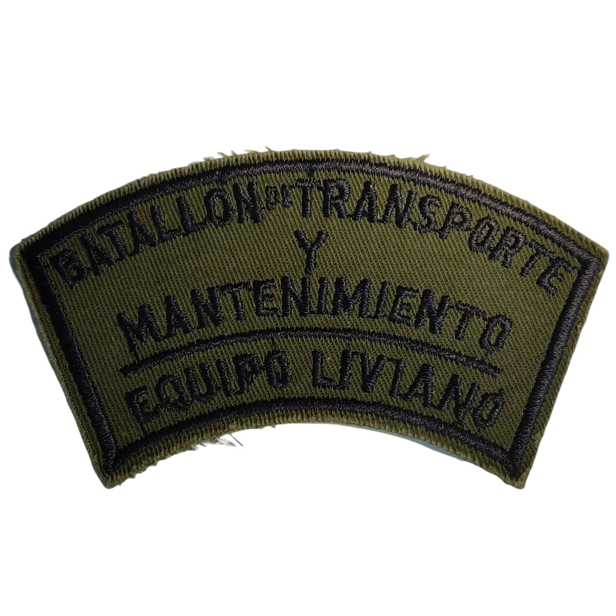 Parche "ORIGINAL" Batallon de Transporte y Mantenimiento - Equipo Liviano