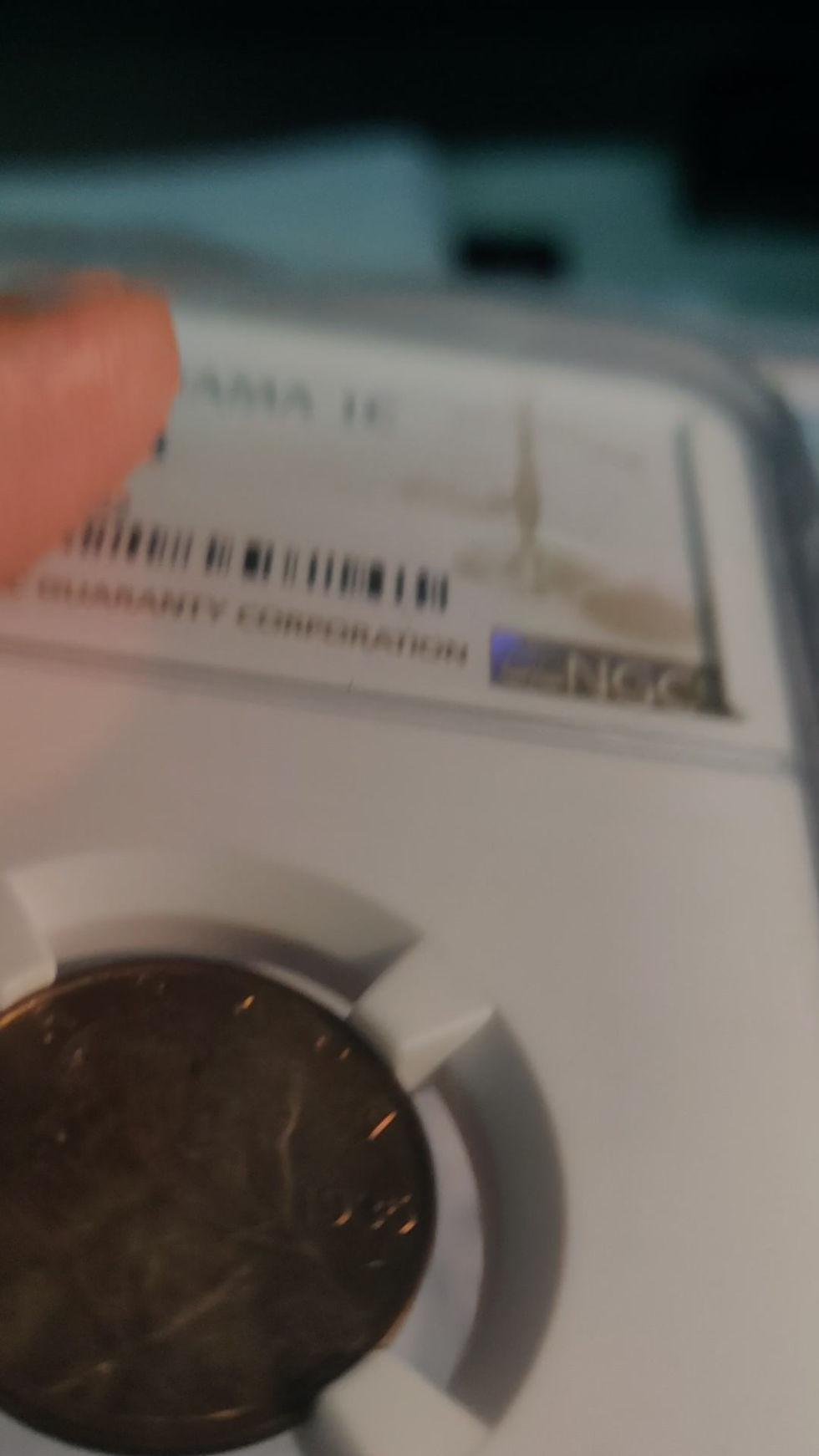 Miniatura: 1935, Panamá 1 centésimo de Balboa, Certificado NGC, MS 64RB, BU