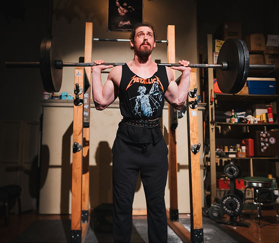 Matthew Kropschot in Push/Pull at Central Works Theater