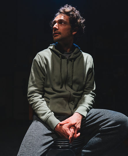 Andre Amarotico and Matthew Kropschot in Push/Pull at Central Works Theater