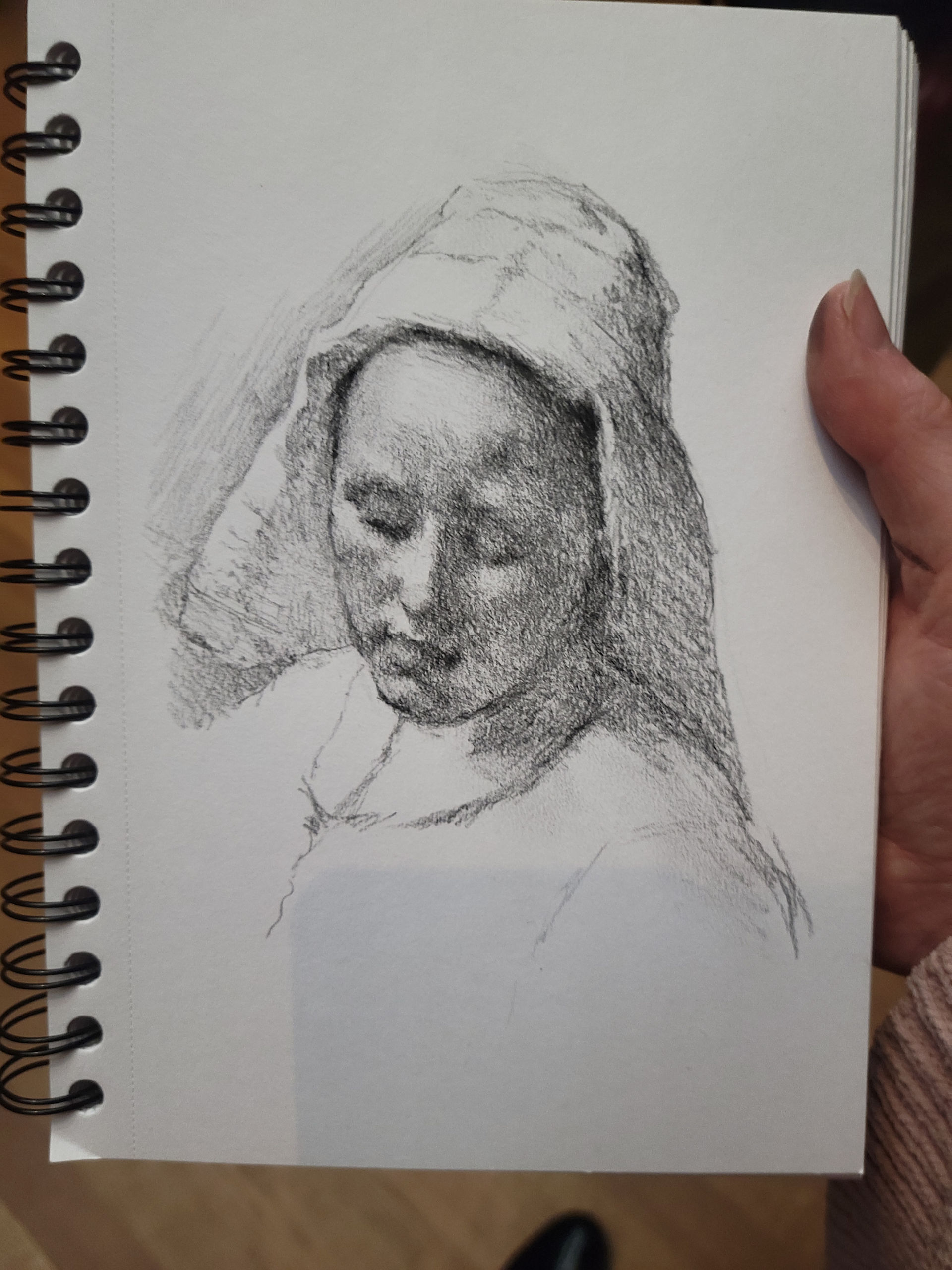 Kate's sketch of The Milkmaid