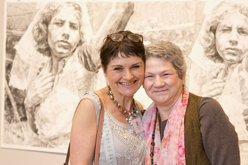 Judy Takacs and Cathy Rogers