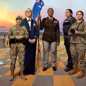 “Women on Guard” – Charles Kapsner’s homage to military women