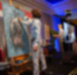 Shane Wolf and Robert Liberace offered a unique artistic experience as they simultaneously portrayed the same nude figure. Each artist captured the form, light, and emotion of the subject through their own distinctive style and interpretation.