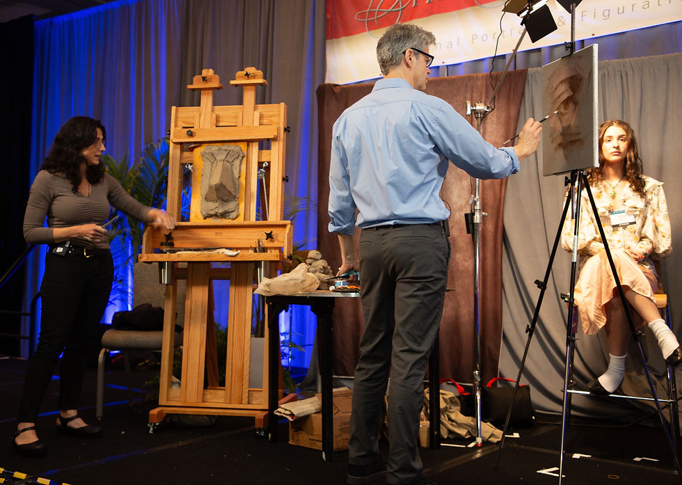 The keys to understanding the mouth, nose and eyes were bought to life on the main stage during the opening event by Robert Liberace, Alicia Ponzio and Dan Thompson. All three shared their unique approaches to capturing a sense of mastery.