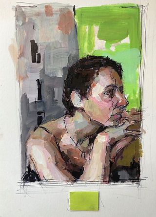 B. Frederick portrait study