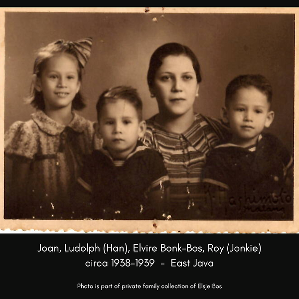 Family Joan Ludolph Roy wife Karel H. Bos architect arsitek