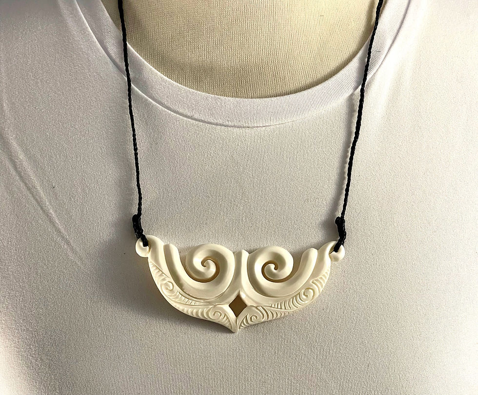 Thumbnail: Double Koru Breastplate Taonga