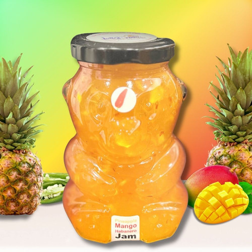 PineappleMangoHabanero Jam Jellybear Jelly Co.