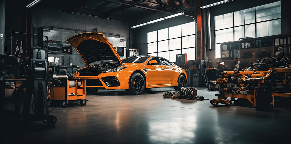 Orange Car in Garage.png