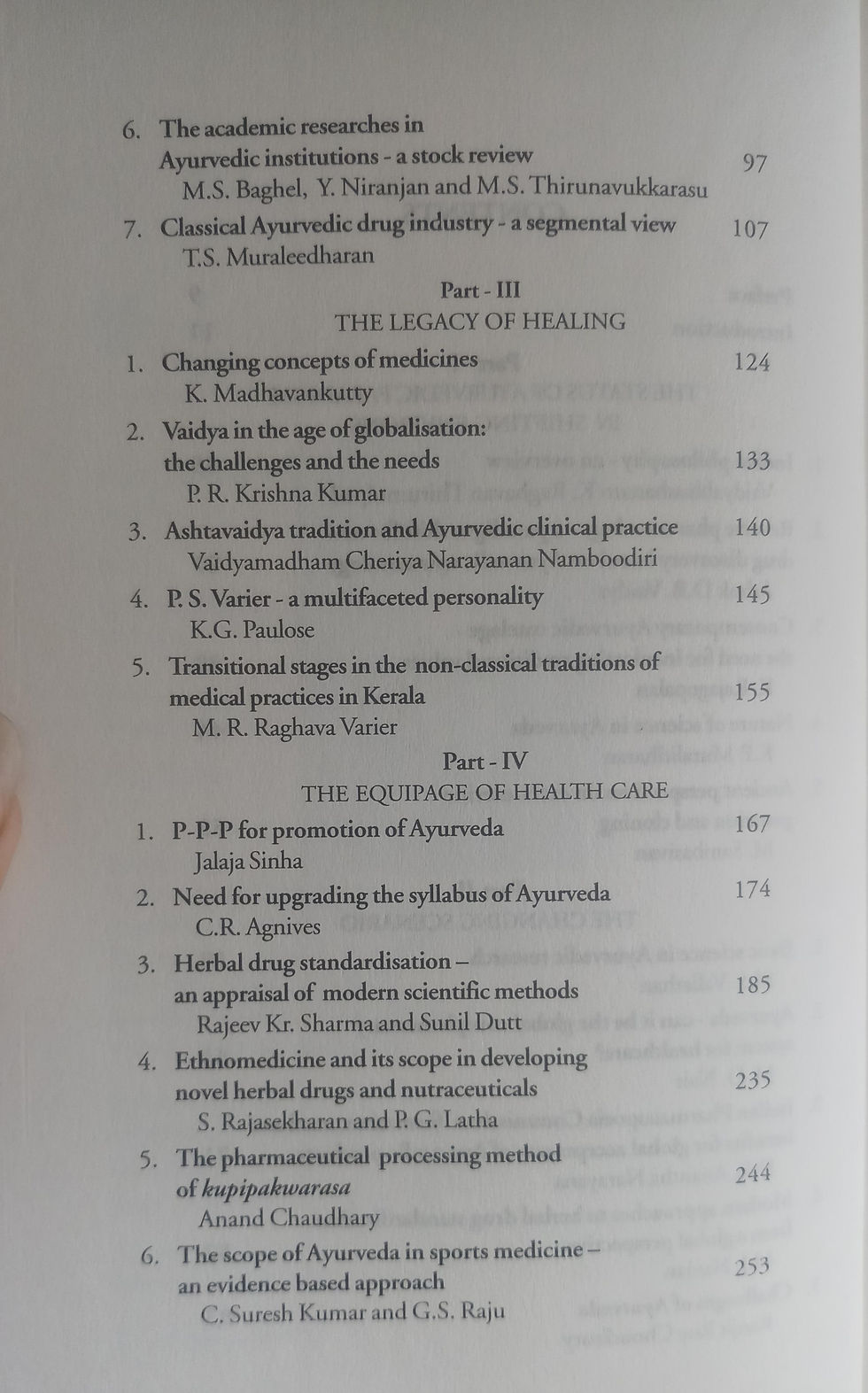 Thumbnail: Ayurveda in Transition - Essay in Memory (E) - T.S. Muraleedharan & M.R. Raghava