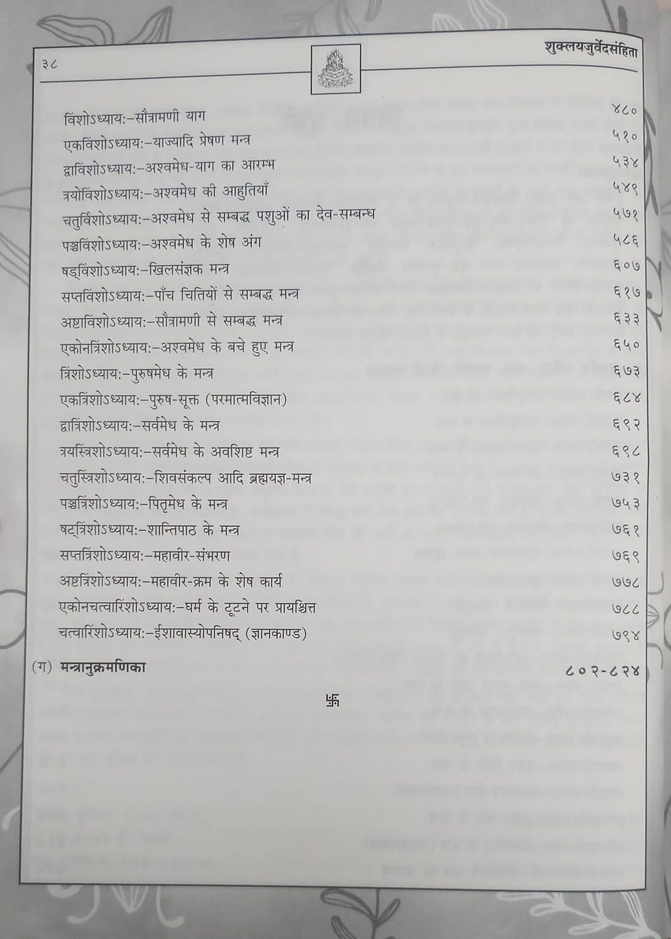Thumbnail: Shukla Yajurveda Samhita(H)-  Pro. Uma Shankar Sharma Rishi
