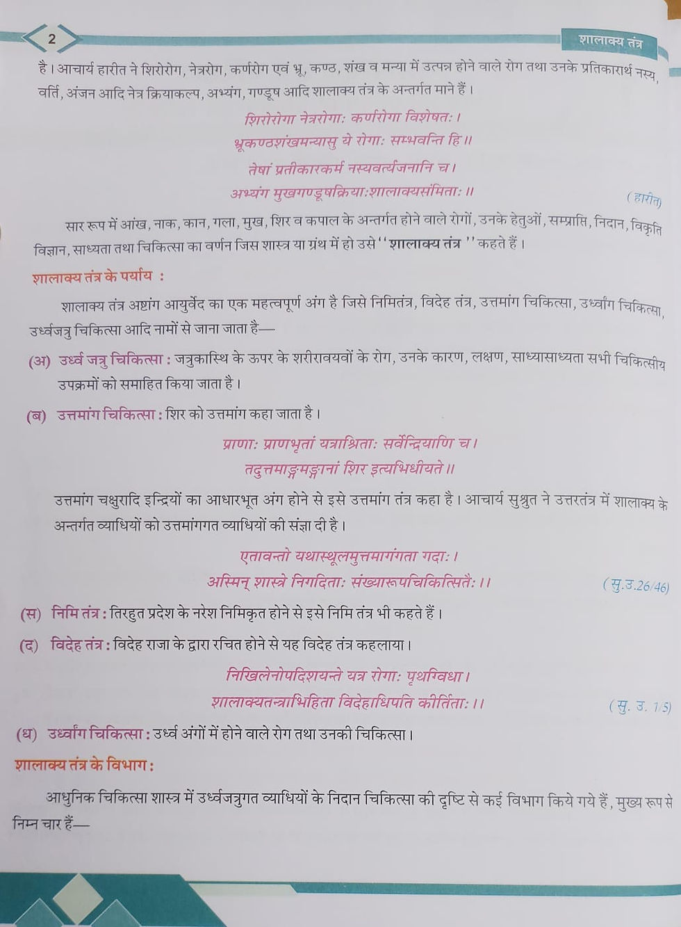Thumbnail: Shalakya Tantra(H/S/E) ByDr. Mahesh D., Dr. Jyoti D., Dr. Hari S. P.