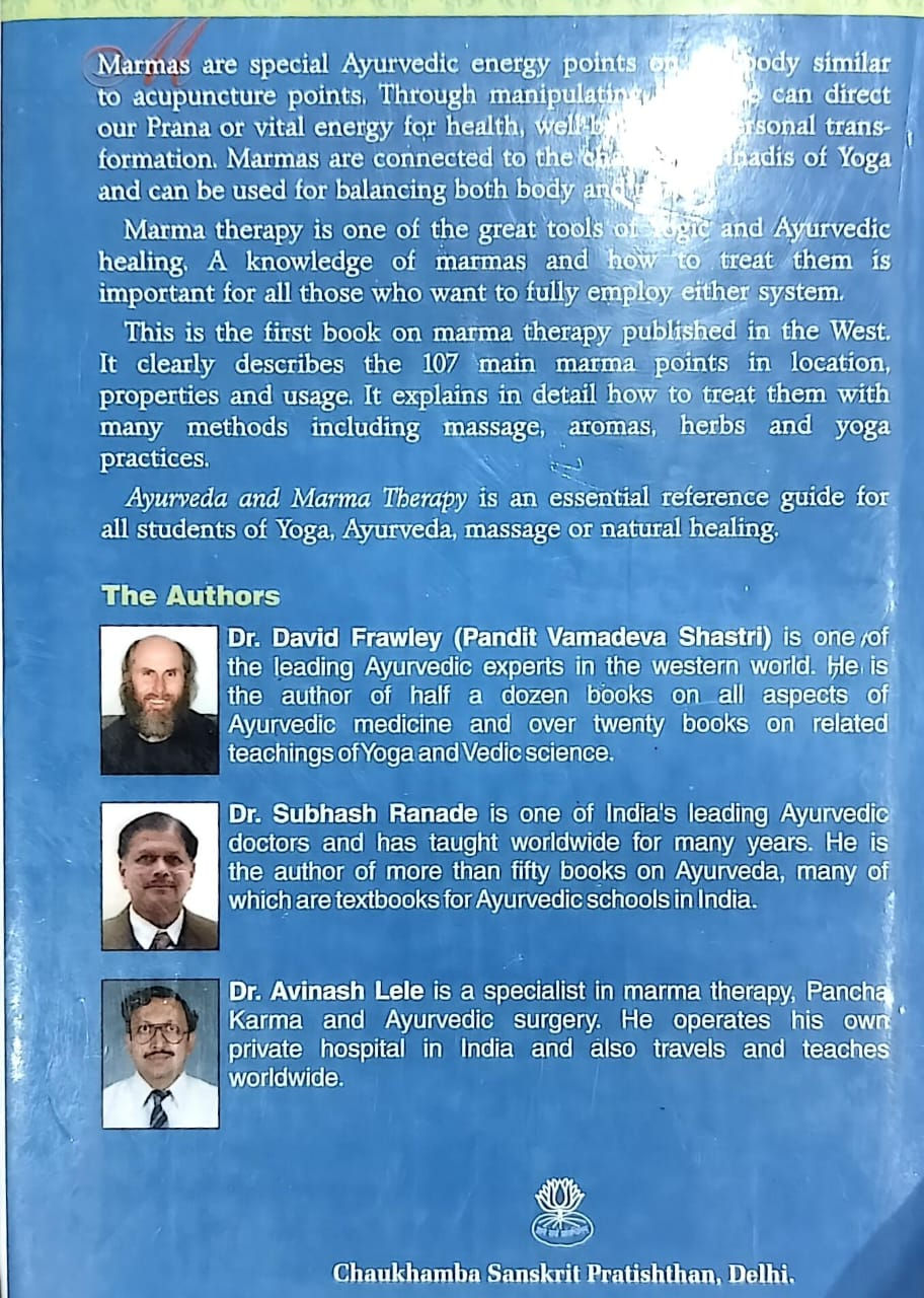 Thumbnail: Ayurveda And Marma Therapy (Eng)- Dr. David Frawley, Dr. S. Ranade,Dr. A. Lele