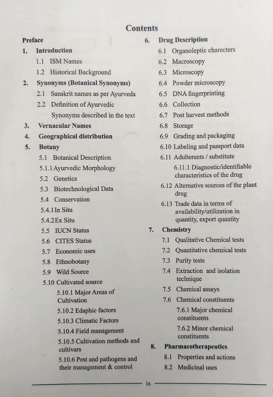 Thumbnail: Comprehensive Technical Dossier of Medicinal Plant Used in Ayurveda(Mishreya)V-5