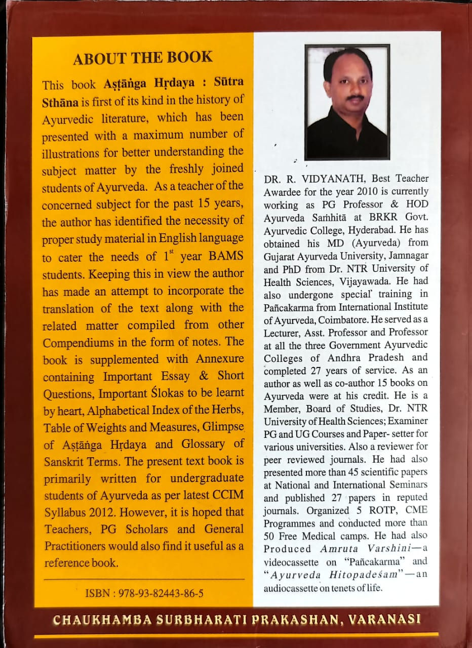 Thumbnail: Ashtanga Hrudaya (San, Eng) - Dr. R. Vidyanath