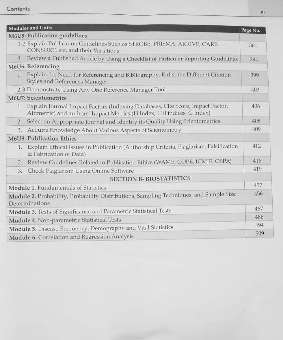 Thumbnail: Research Methodology and Bio-Statistics (E) by Dr. (Prof.) Vasant C. Patil