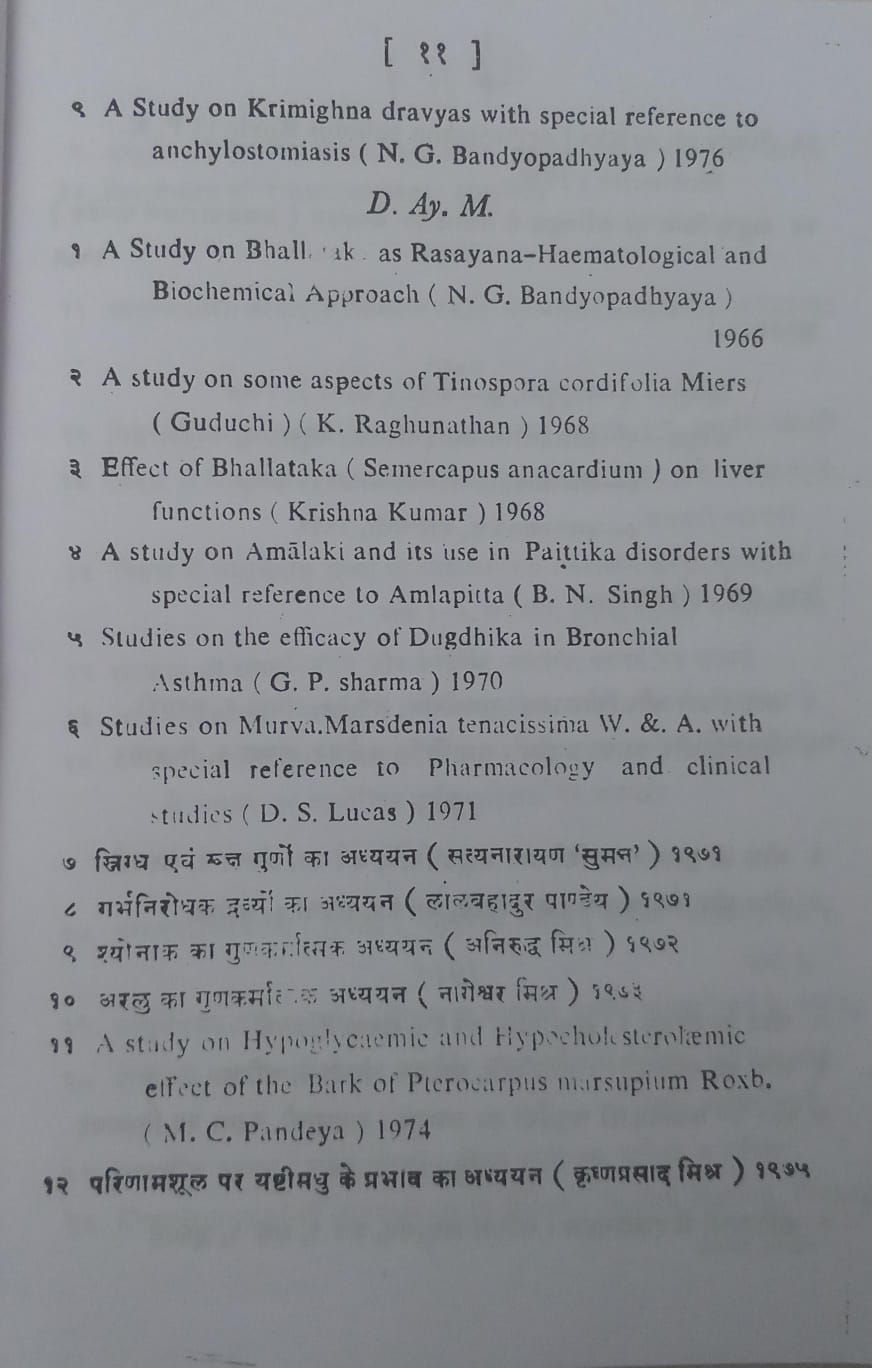 Thumbnail: Rachnavali(Bibliography)(H) by Prof. Priyavrat Sharma (1941-1976)