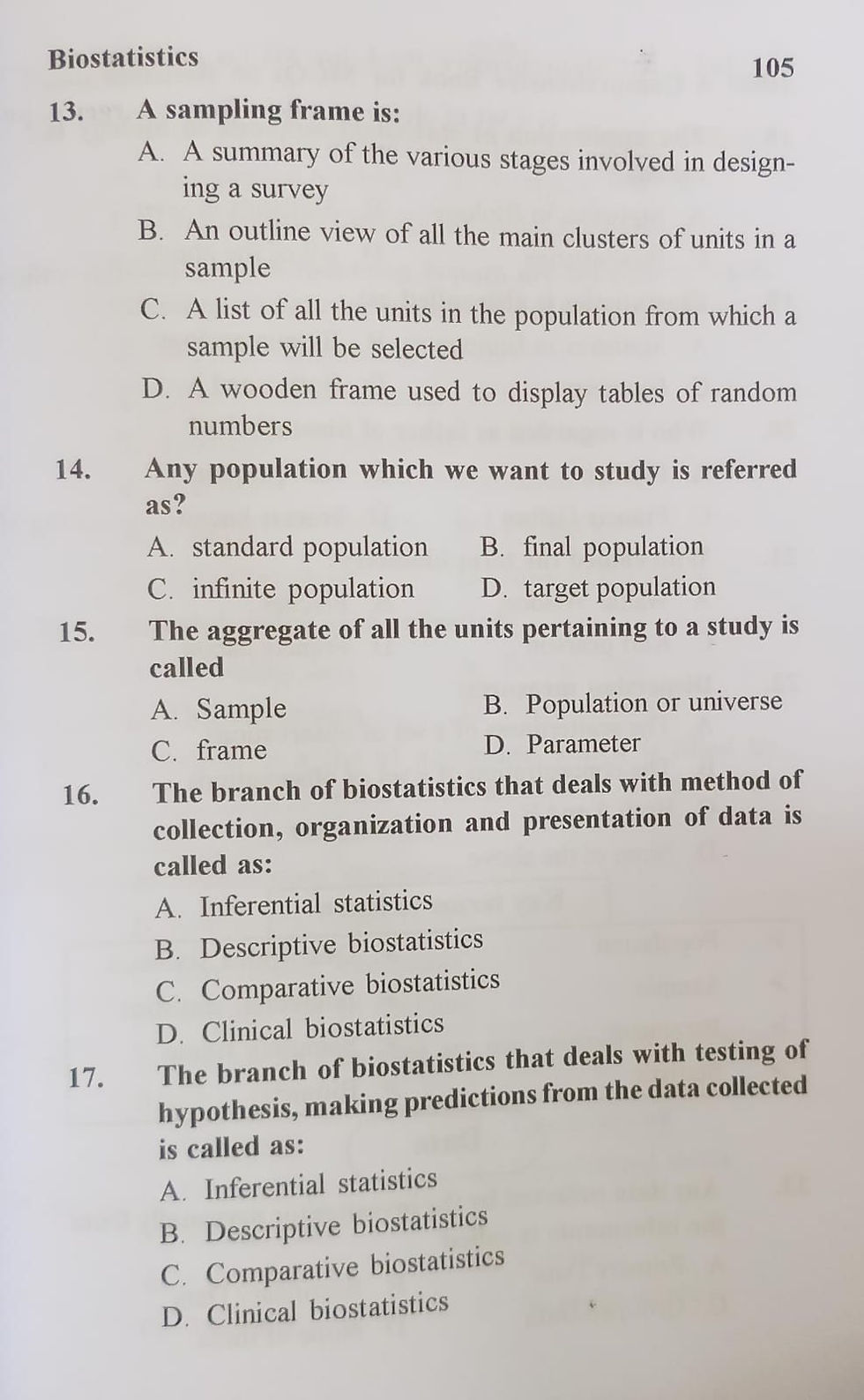 Thumbnail: A Com. B. For MCQs on Research Methodology and Biostatistics(E)By Dr. Shreshtha