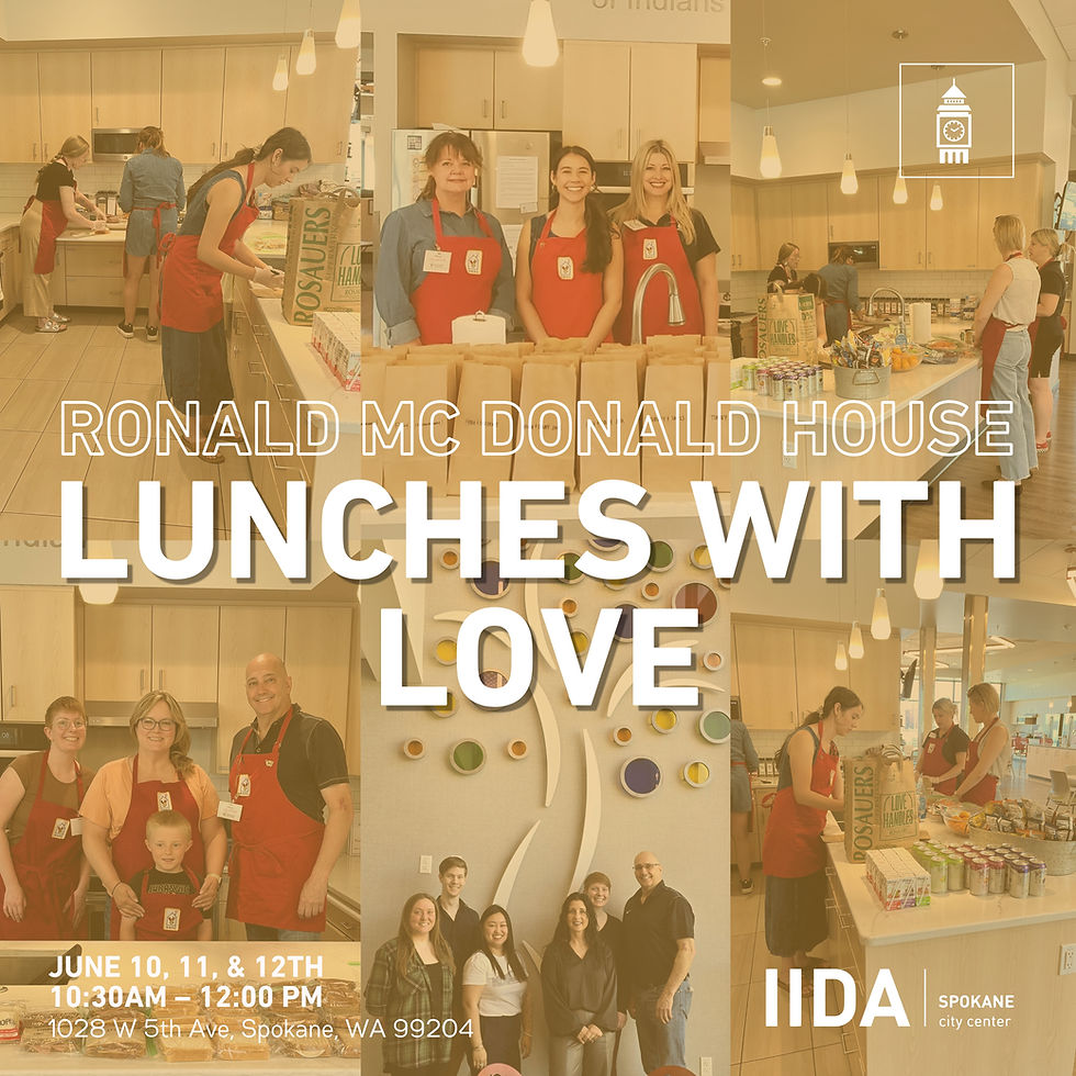 IIDA Spokane - Lunches with Love for the Ronald McDonald House 6/10
