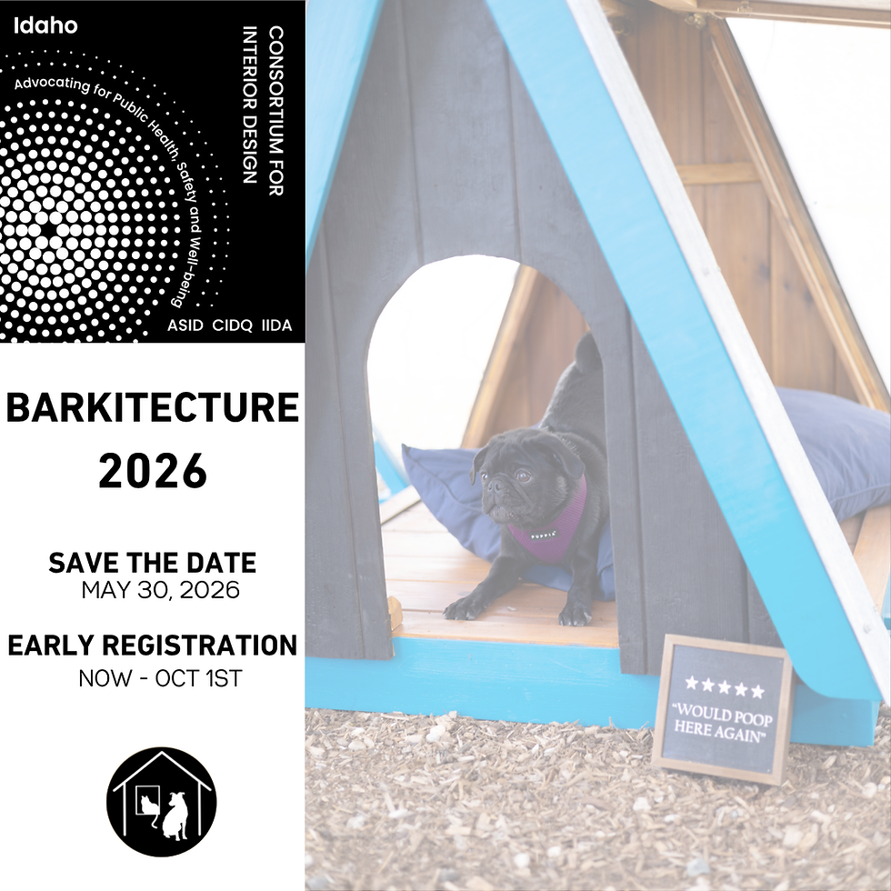 Barkitecture 2026 - Consortium for Interior Design - Idaho 