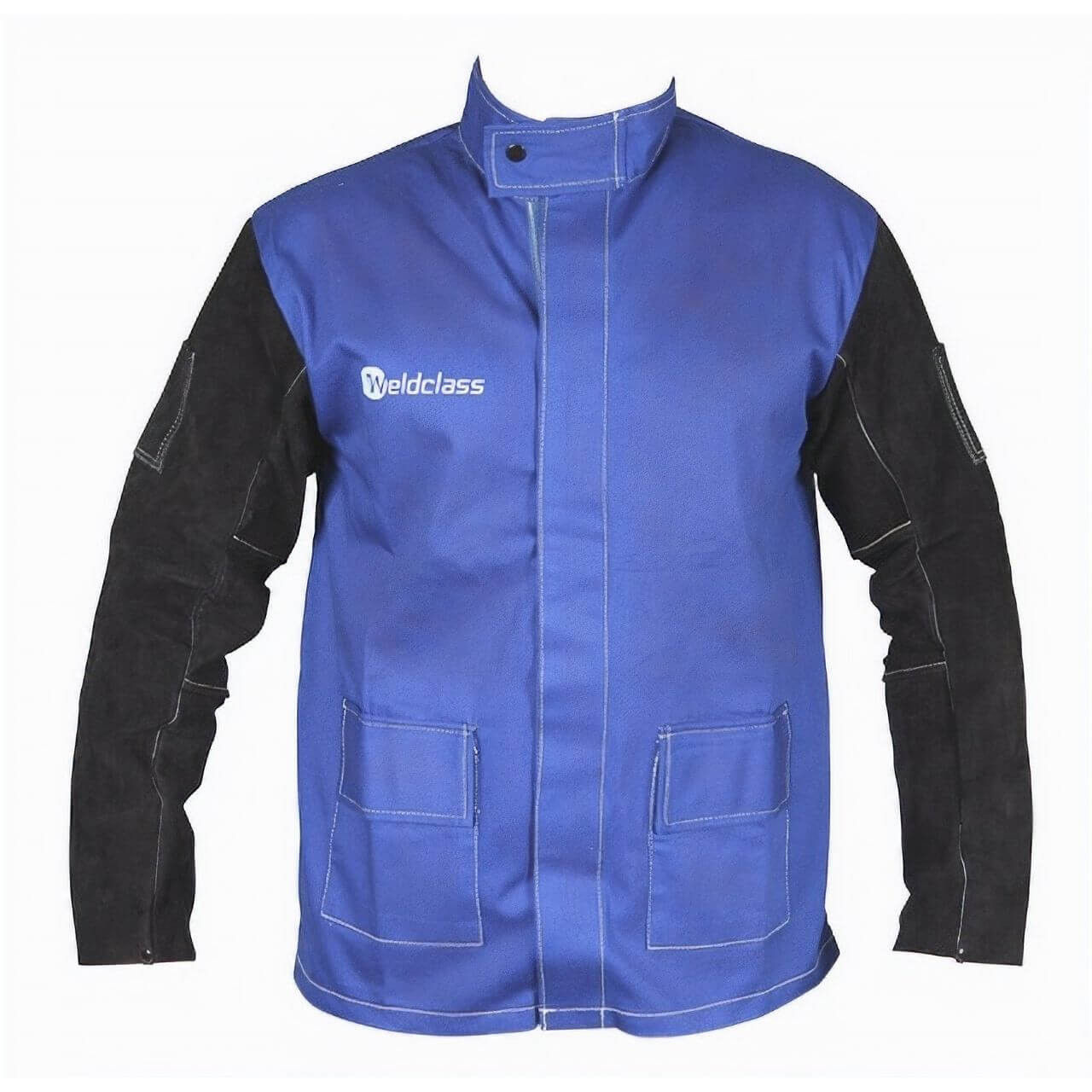 Welding Jacket w/Leather Sleeves
