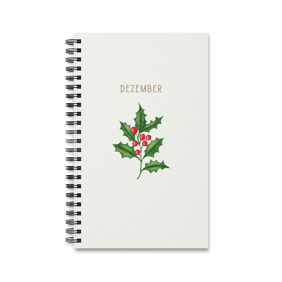 Miniaturbild: Geburtsblume Journal | Geschenk zu Geburt, Babyshower, Geburtstag