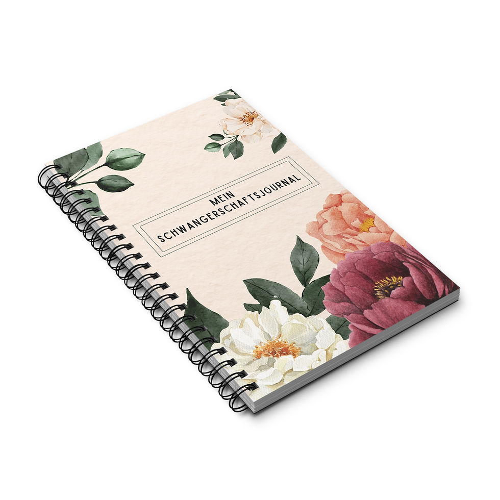 Miniaturbild: Schwangerschafts-Journal | Erinnerungsbuch als werdende Mama, Baby, Erinnerungen