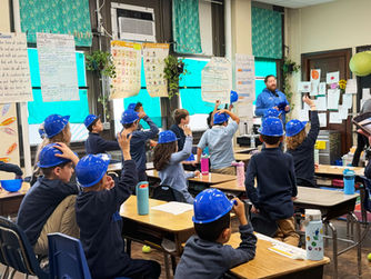 3rd Story Philly visits Fanny Jackson Coppin School's Second Grade Classroom