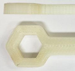 Fiberglass parts 3D pritend with Markforged technology