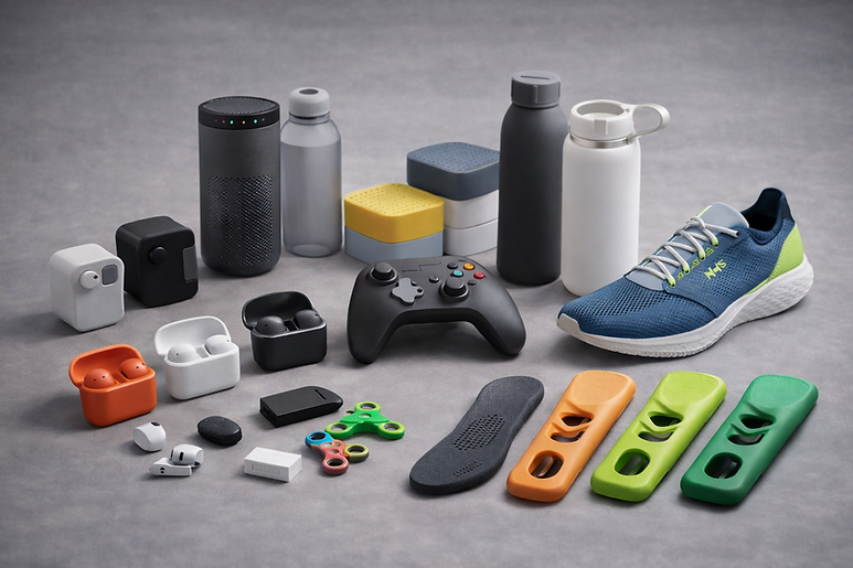 Plastic 3D printing services for prototypes, functional testing, and end-use parts
