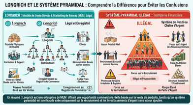Longrich et le Système Pyramidal : Comprendre la Différence pour Éviter les Confusions