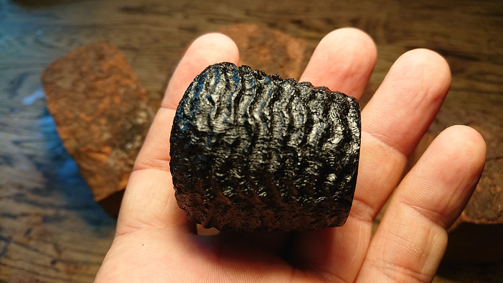 Thumbnail: Chubby Halfbent Egg 9mm Briar Pipe