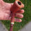 Thumbnail: 1981 Corsican Briar Wood! Chimney Billiard 9 mm Briar Pipe w. Brass Band