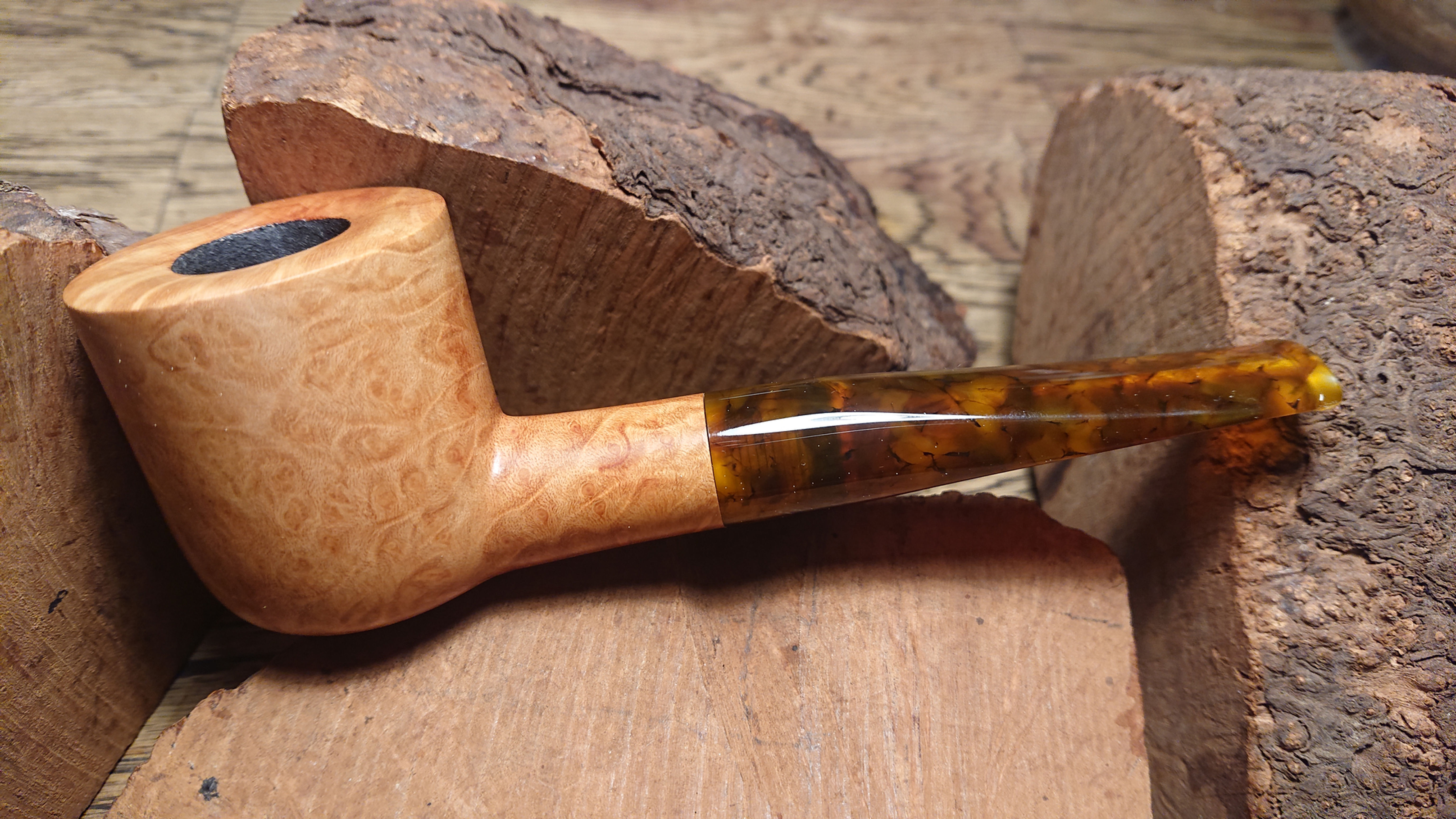 Straight Dublin Strawberry Tree (Arbutus) Wood 9 mm Pipe