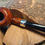 Thumbnail: Quarter Bent Army Styled Rhodesian 9mm Briar Pipe w. 925 Sterling Band