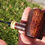 縮圖：Stand Up Poker 9mm Briar Pipe with Barberry Wood Band