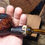 Thumbnail: Quarter Bent Tomato 9mm Briar Pipe with Stag Horn Band