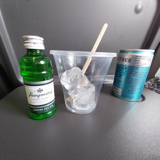 Drinking gin on the plane whilst travelling with medical cannabis